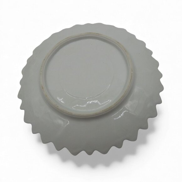 MOUSTACHE and Tea CUP with SAUCERS Delicate Floral Set with Gold Trim Vintage - Picture 11 of 15